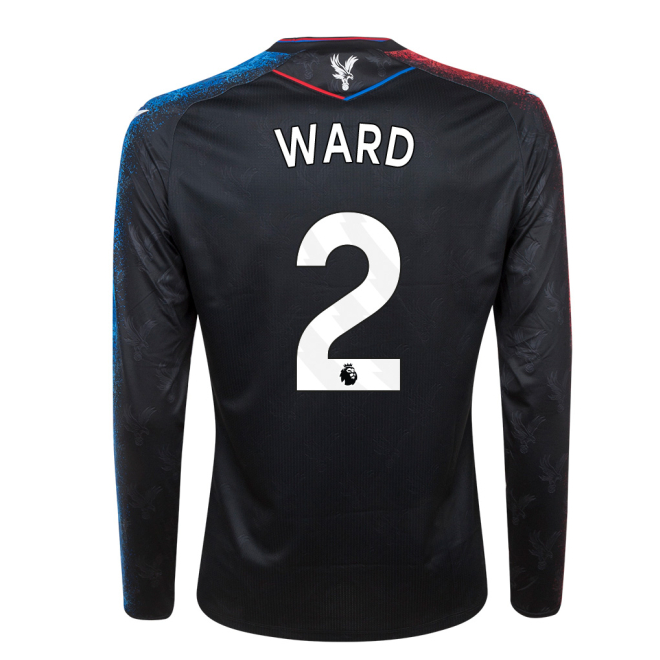 24-25 Eagle Black Long Sleeved Body Fit Shirt Collection - Crystal Palace Shirts