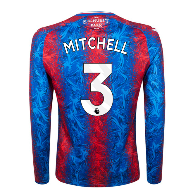 24-25 Home Long Sleeved Body Fit Shirt Collection - Crystal Palace Shirts