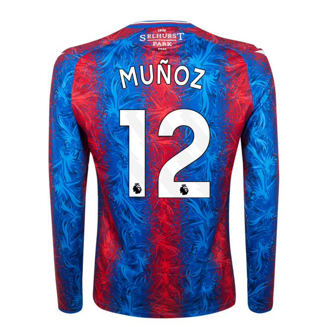 24-25 Home Long Sleeved Body Fit Shirt-12 Collection - Crystal Palace Shirts