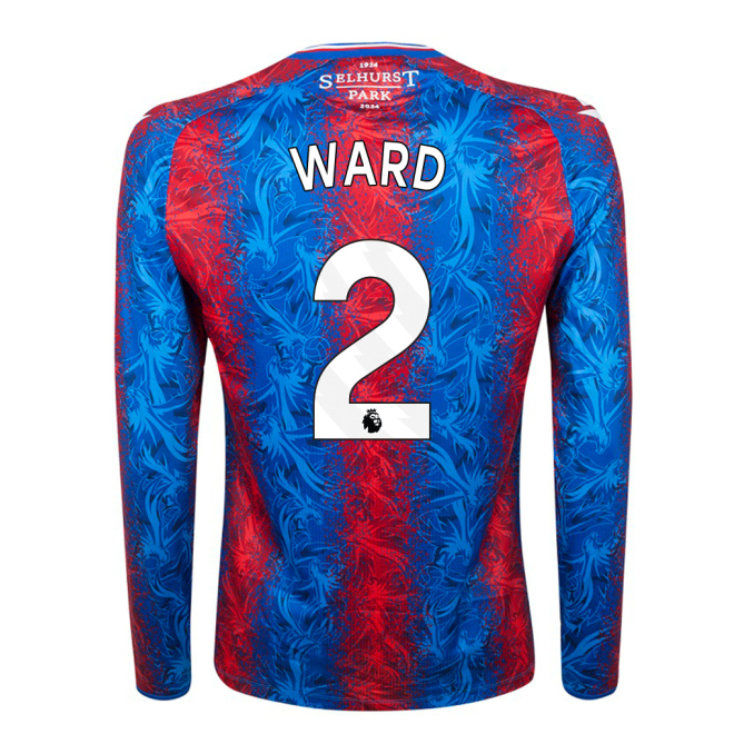 24-25 Home Long Sleeved Body Fit Shirt Collection - Crystal Palace Shirts