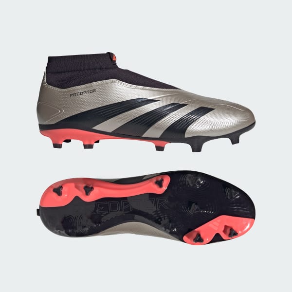 predator league laceless firm ground soccer cleats platinum metallic Collection - Crystal Palace Shirts