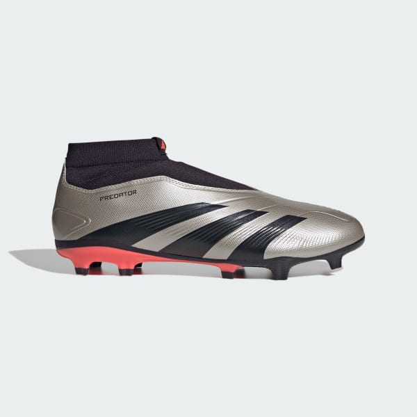predator league laceless firm ground soccer cleats platinum metallic Collection - Crystal Palace Shirts