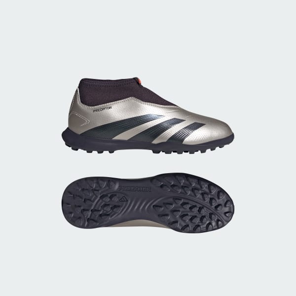 predator league laceless turf soccer shoes kids platinum metallic Collection - Crystal Palace Shirts