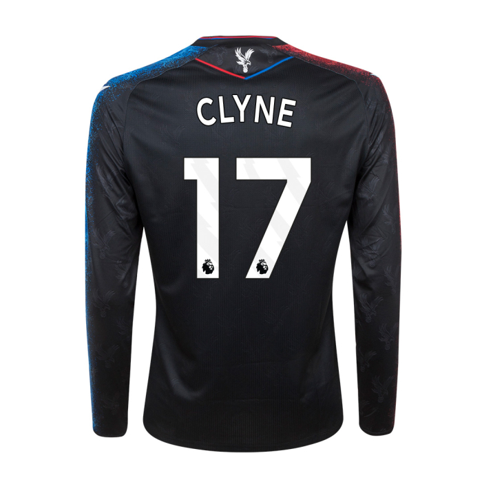 2425 eagle black long sleeved body fit shirt clyne 17 Collection - Crystal Palace Shirts