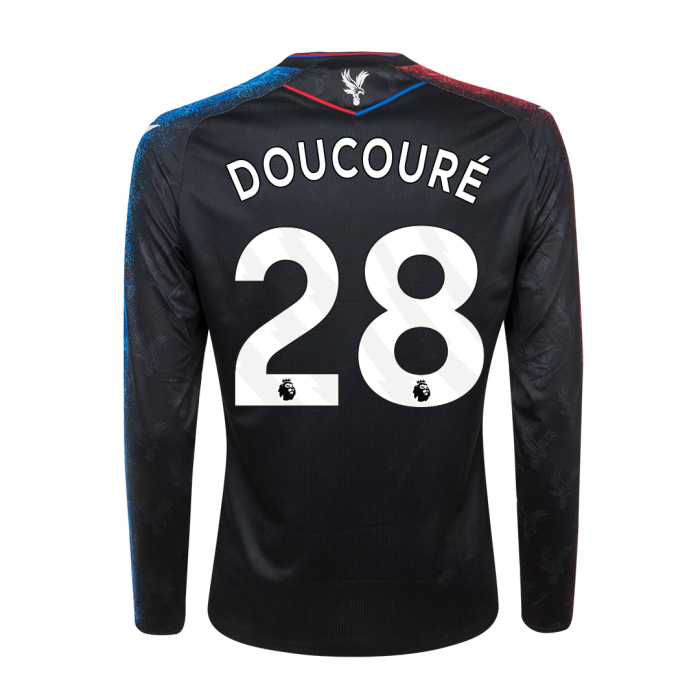 2425 eagle black long sleeved body fit shirt doucoure 28 Collection - Crystal Palace Shirts