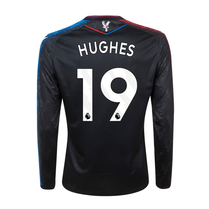 2425 eagle black long sleeved body fit shirt hughes 19 Collection - Crystal Palace Shirts