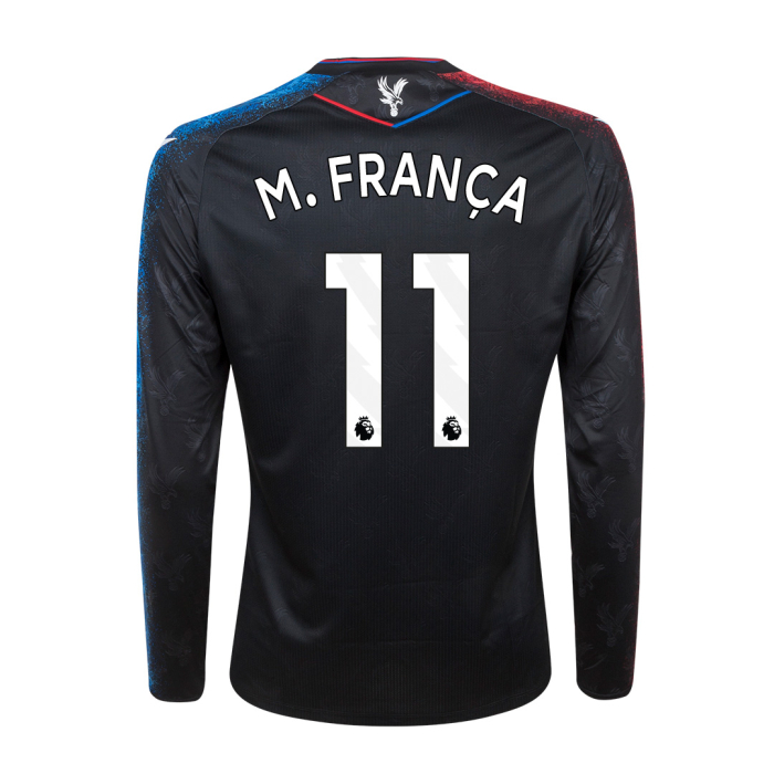 2425 eagle black long sleeved body fit shirt m.franca 11 Collection - Crystal Palace Shirts