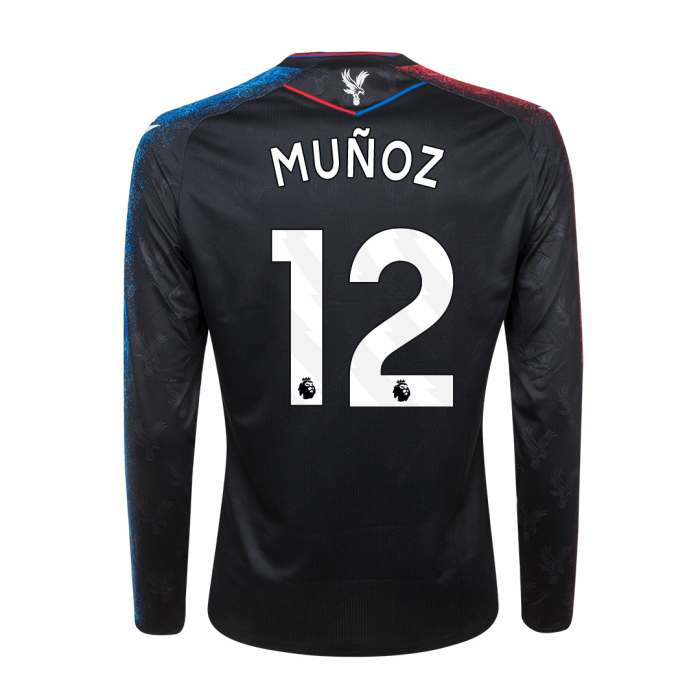 2425 eagle black long sleeved body fit shirt munoz 12 Collection - Crystal Palace Shirts