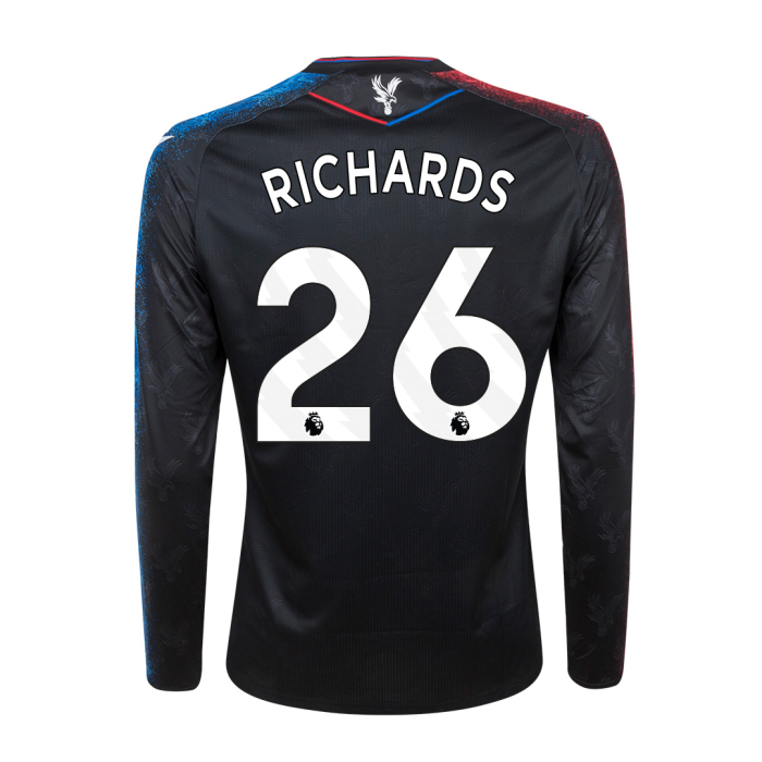 2425 eagle black long sleeved body fit shirt richards 26 Collection - Crystal Palace Shirts