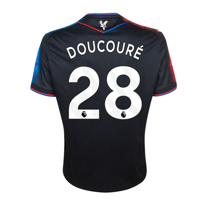2425 eagle black shirt body fit doucoure 28 Collection - Crystal Palace Shirts
