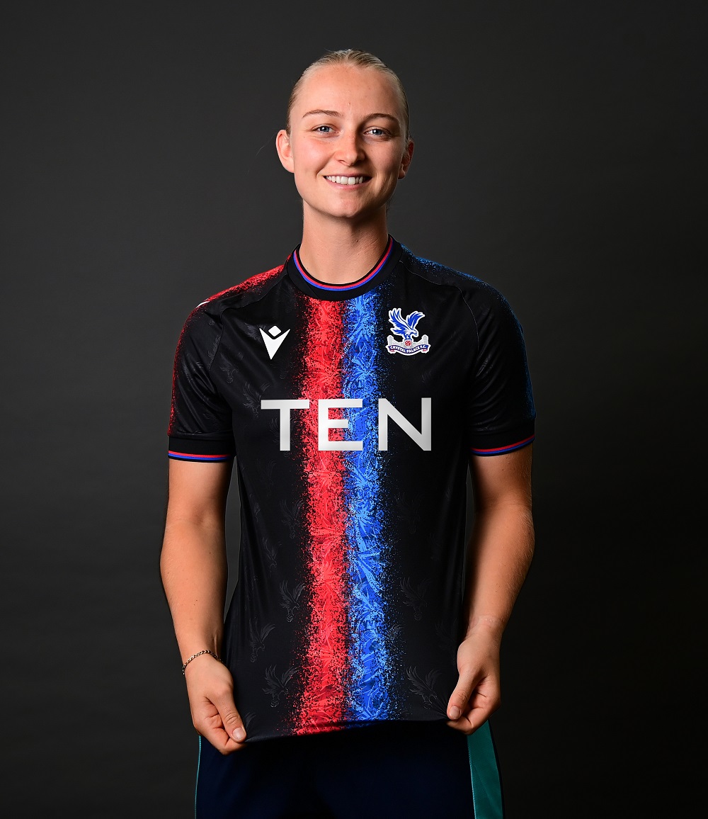 2425 eagle black shirt – cpfc women with custom printing Collection - Crystal Palace Shirts
