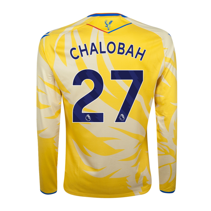 2425 eagle yellow long sleeved body fit shirt chalobah 27 Collection - Crystal Palace Shirts