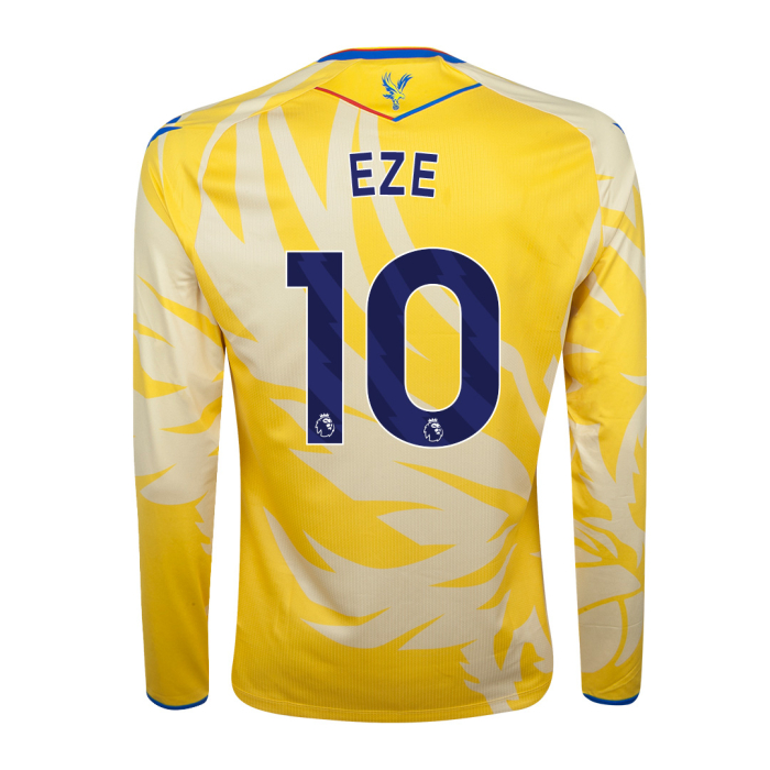 2425 eagle yellow long sleeved body fit shirt eze 10 Collection - Crystal Palace Shirts