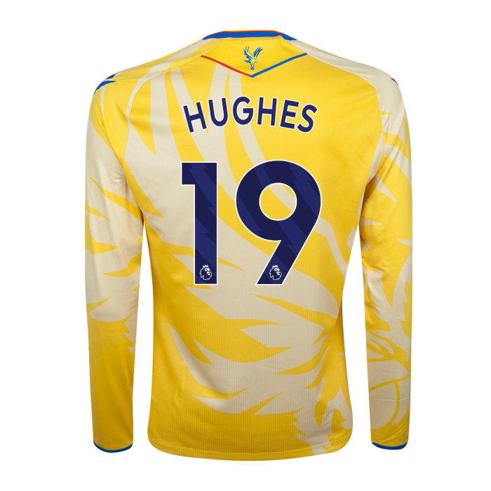 2425 eagle yellow long sleeved body fit shirt hughes 19 Collection - Crystal Palace Shirts