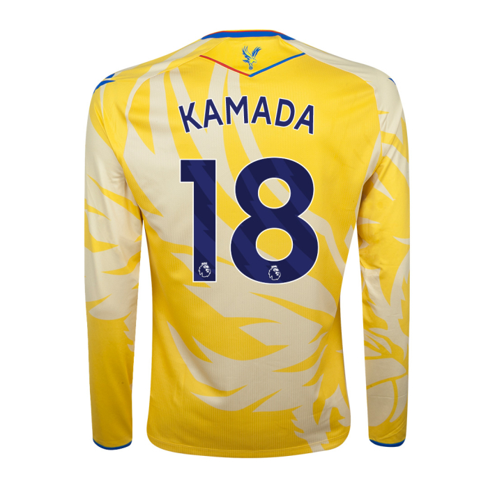 2425 eagle yellow long sleeved body fit shirt kamada 18 Collection - Crystal Palace Shirts