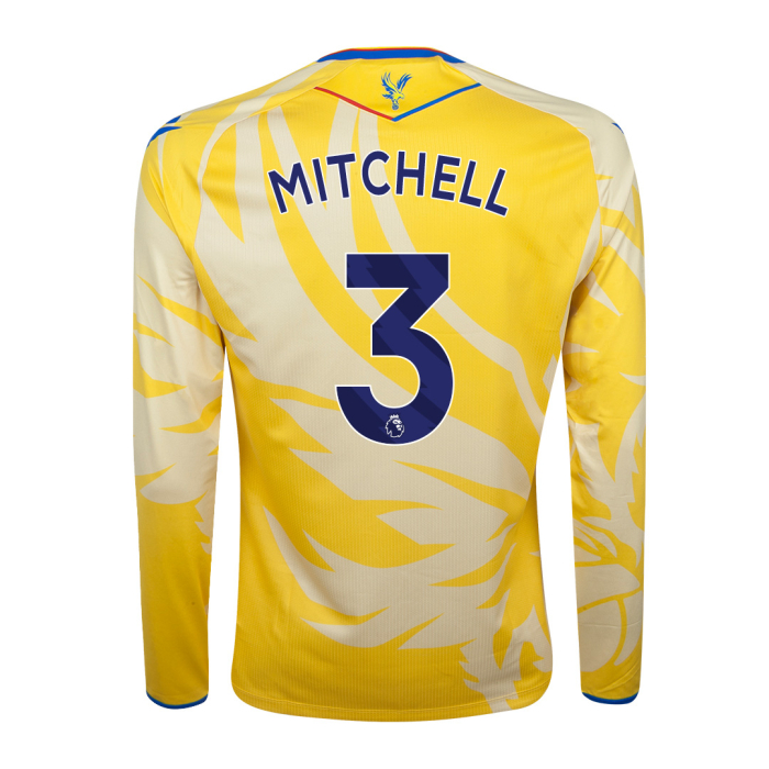 2425 eagle yellow long sleeved body fit shirt mitchell 3 Collection - Crystal Palace Shirts