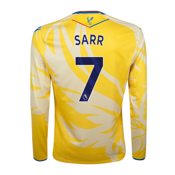 2425 eagle yellow long sleeved body fit shirt sarr 7 Collection - Crystal Palace Shirts