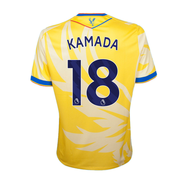 2425 eagle yellow shirt kamada 18 Collection - Crystal Palace Shirts