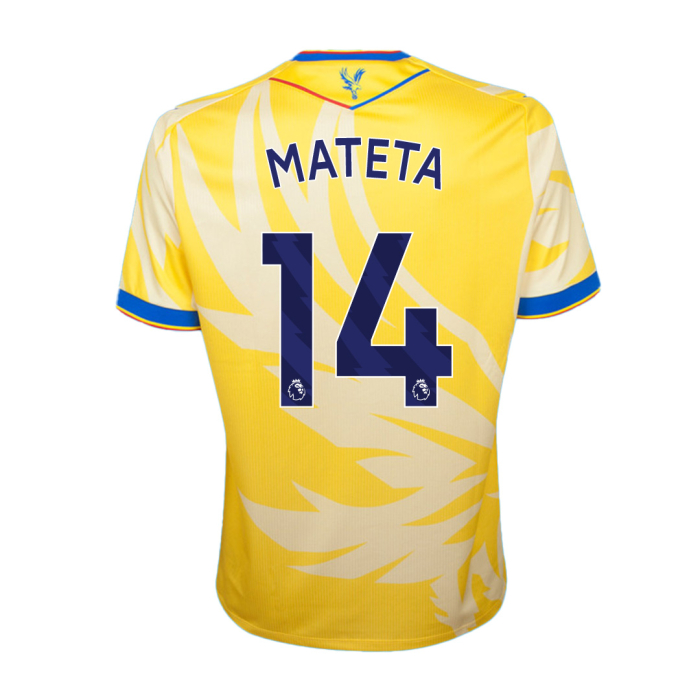 2425 eagle yellow shirt mateta 14 Collection - Crystal Palace Shirts