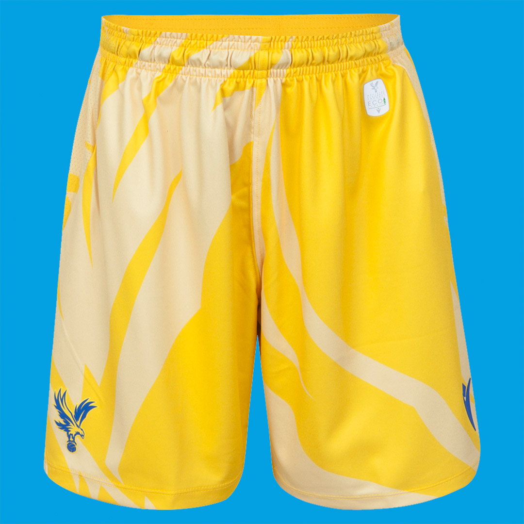 2425 eagle yellow shorts with custom printing Collection - Crystal Palace Shirts