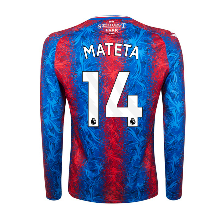 2425 home long sleeved body fit shirt mateta 14 Collection - Crystal Palace Shirts