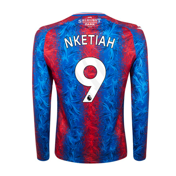 2425 home long sleeved body fit shirt nketiah 9 Collection - Crystal Palace Shirts