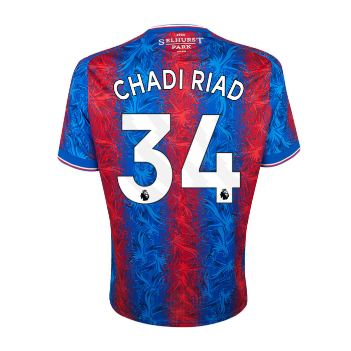 2425 home shirt chadi riad 34 Collection - Crystal Palace Shirts