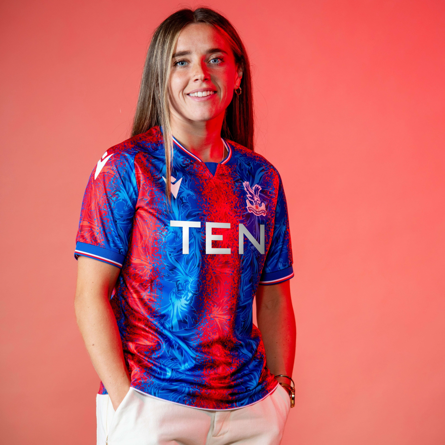 2425 home shirt womens – cpfc women with custom printing Collection - Crystal Palace Shirts