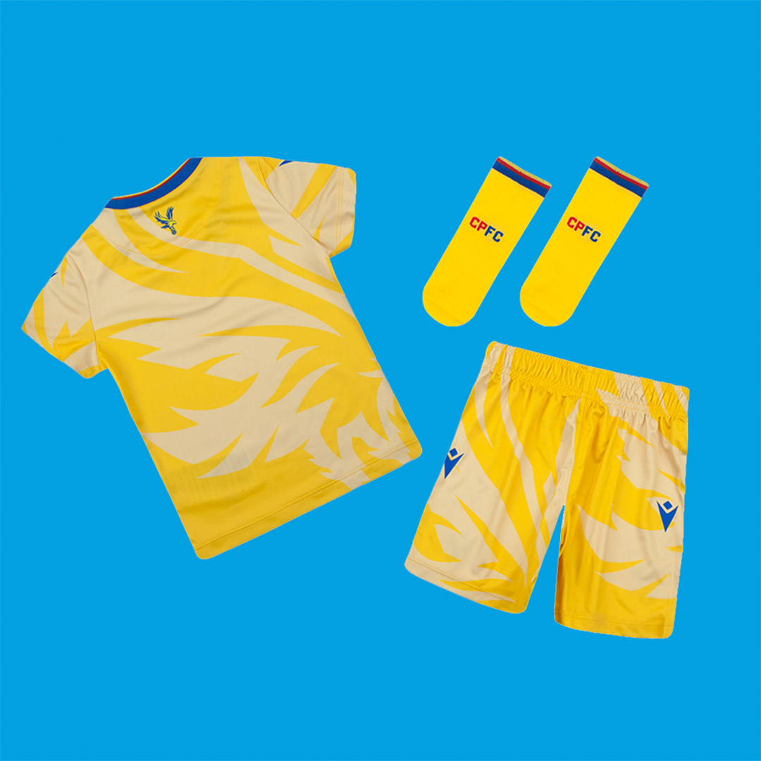 2425 eagle yellow baby kit with custom printing Collection - Crystal Palace Shirts