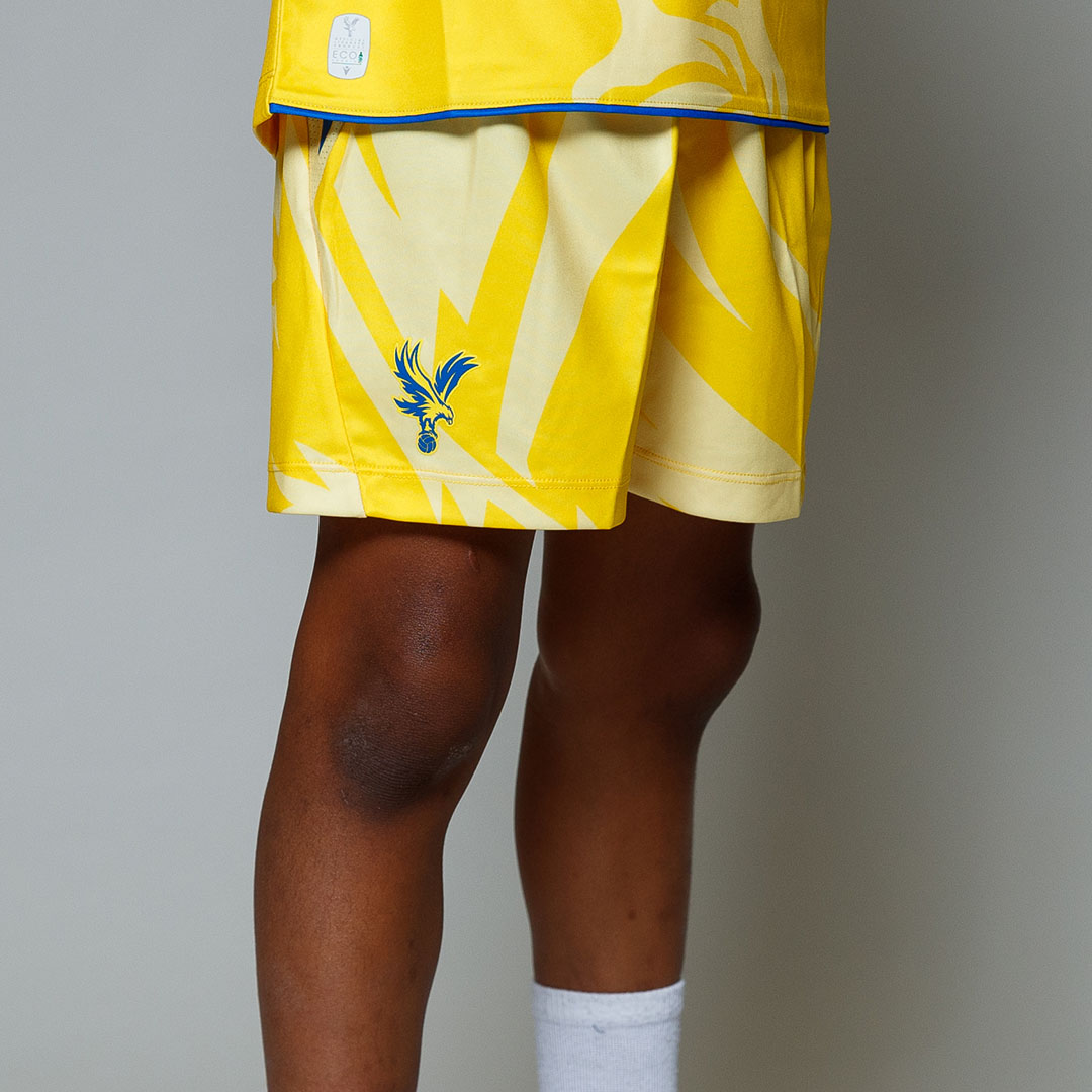 2425 eagle yellow shorts junior with custom printing Collection - Crystal Palace Shirts